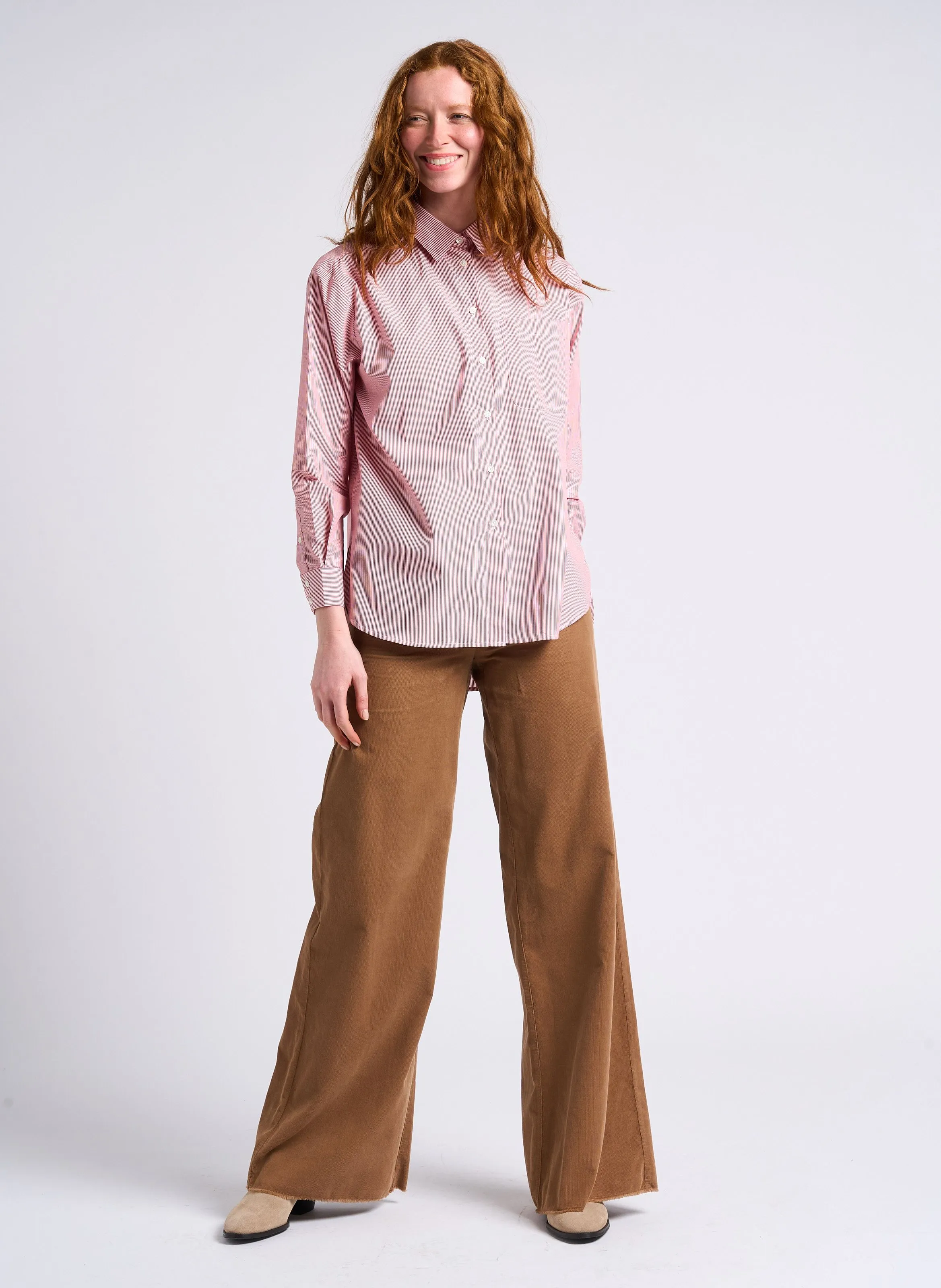 MAX&CO. EMERY  PANTALóN ANCHO EN BEIGE