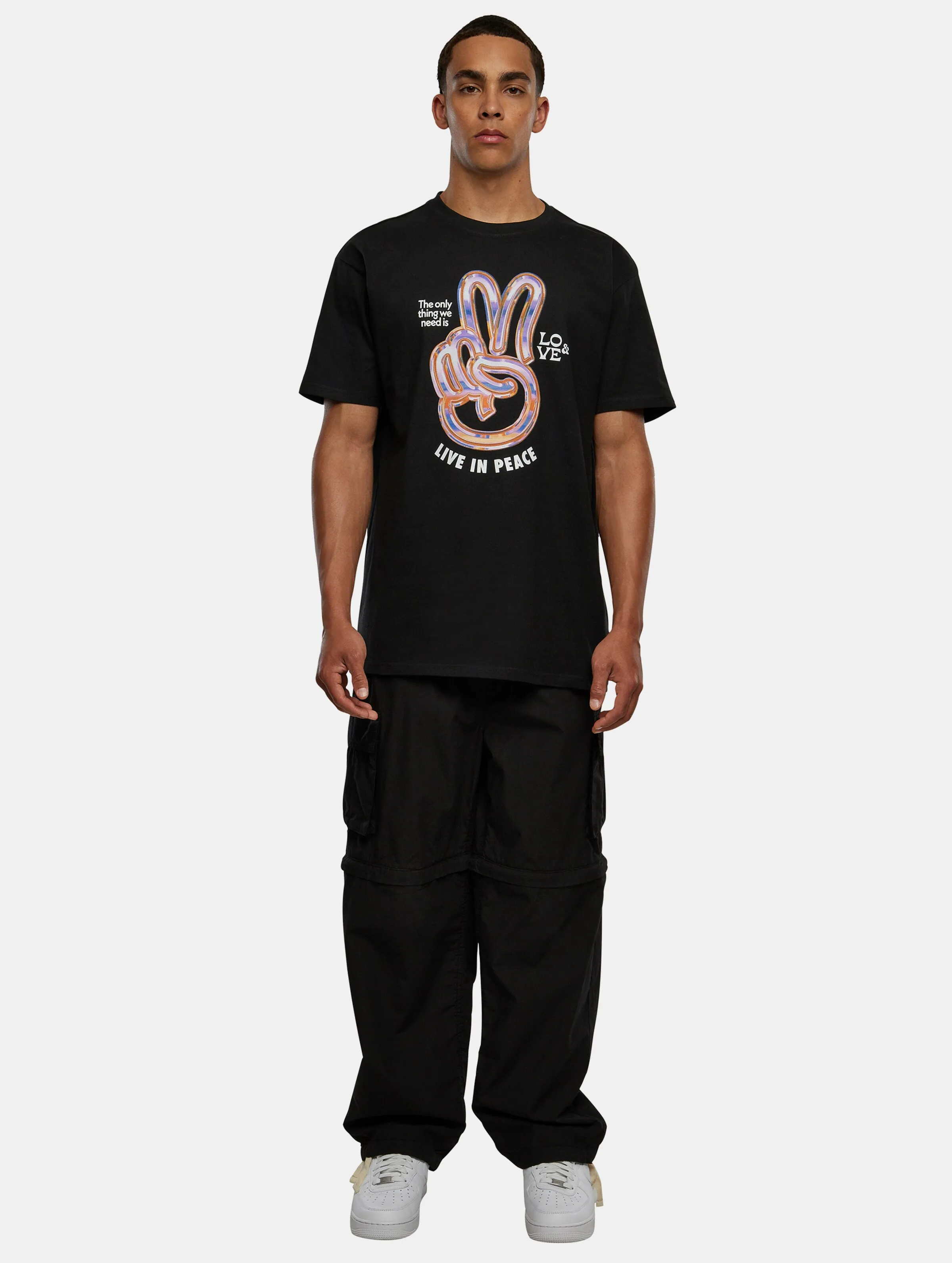 Mister Tee Upscale Live In Peace Oversize