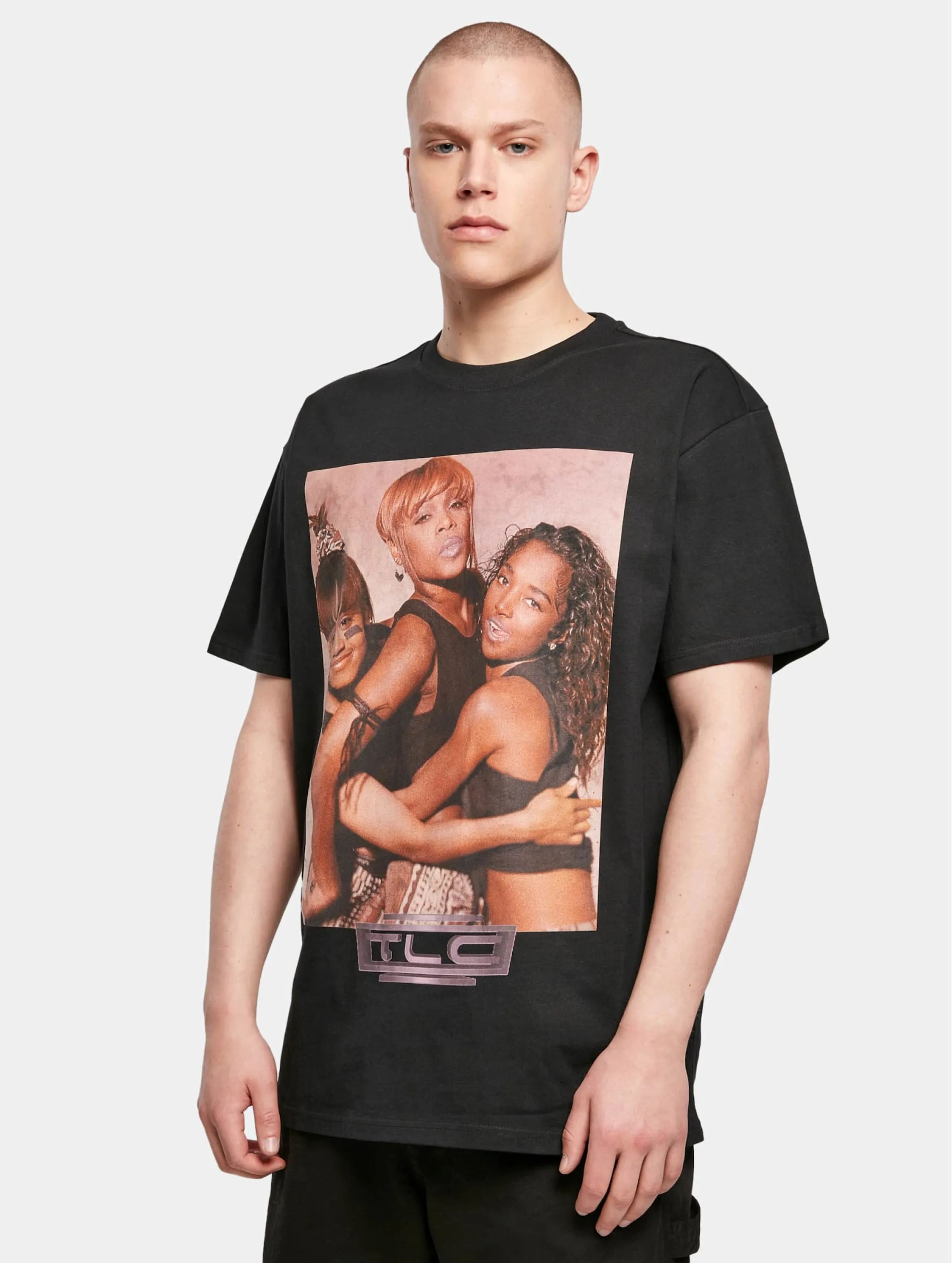 Mister Tee Upscale TLC Group Logo Oversize