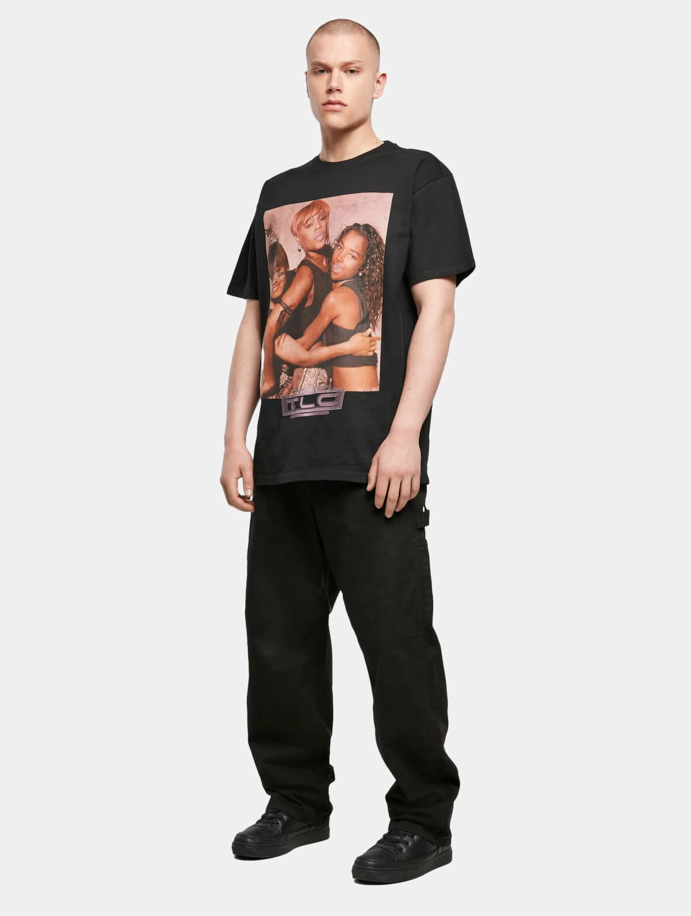 Mister Tee Upscale TLC Group Logo Oversize