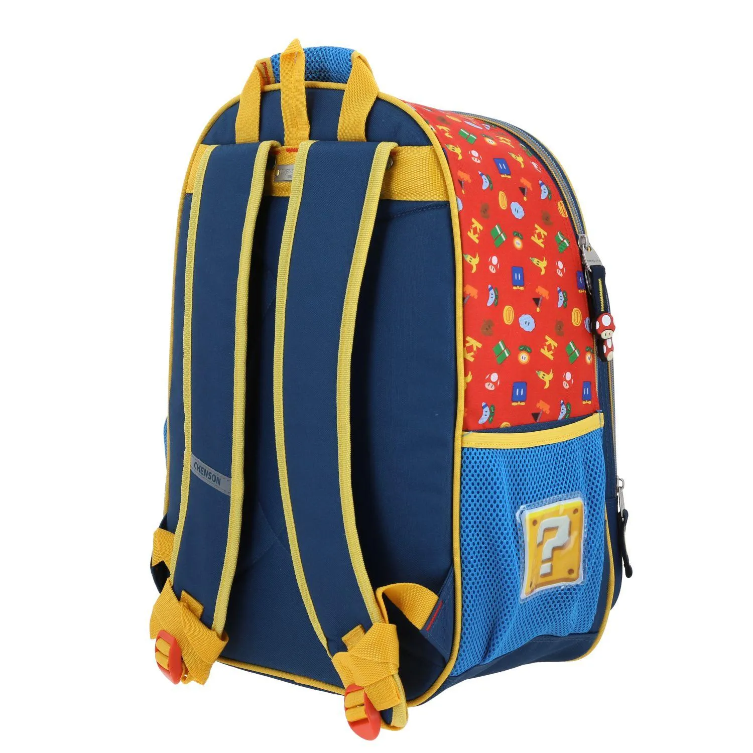 Mochila Azul Mario Bros Para Nio Chenson Fiant