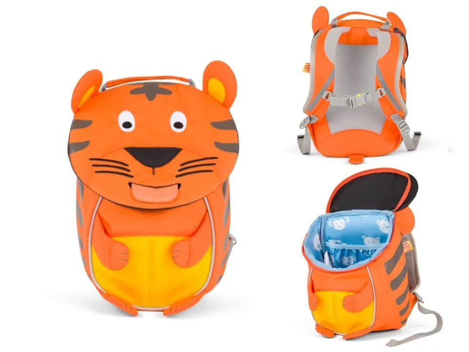 Mochila Tigre Timmy naranja pequeña