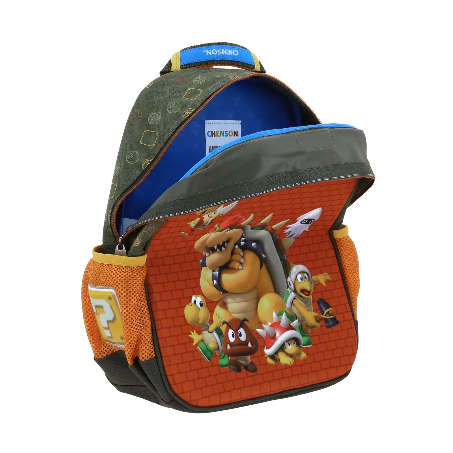 Mochila Verde Militar Mario Bros Para Preescolar Chenson Thorin