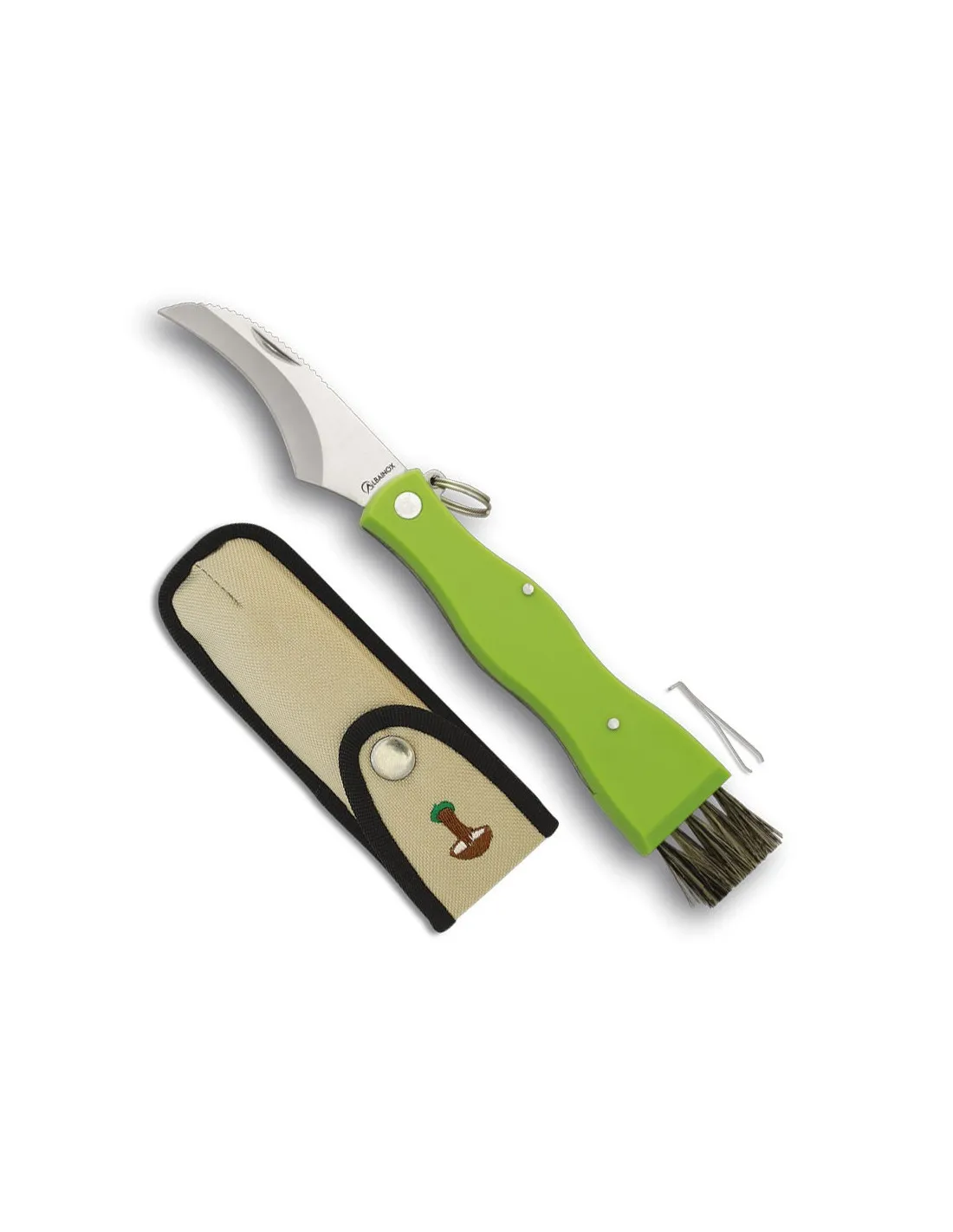 Navaja para setas mango ABS con funda de nylon
