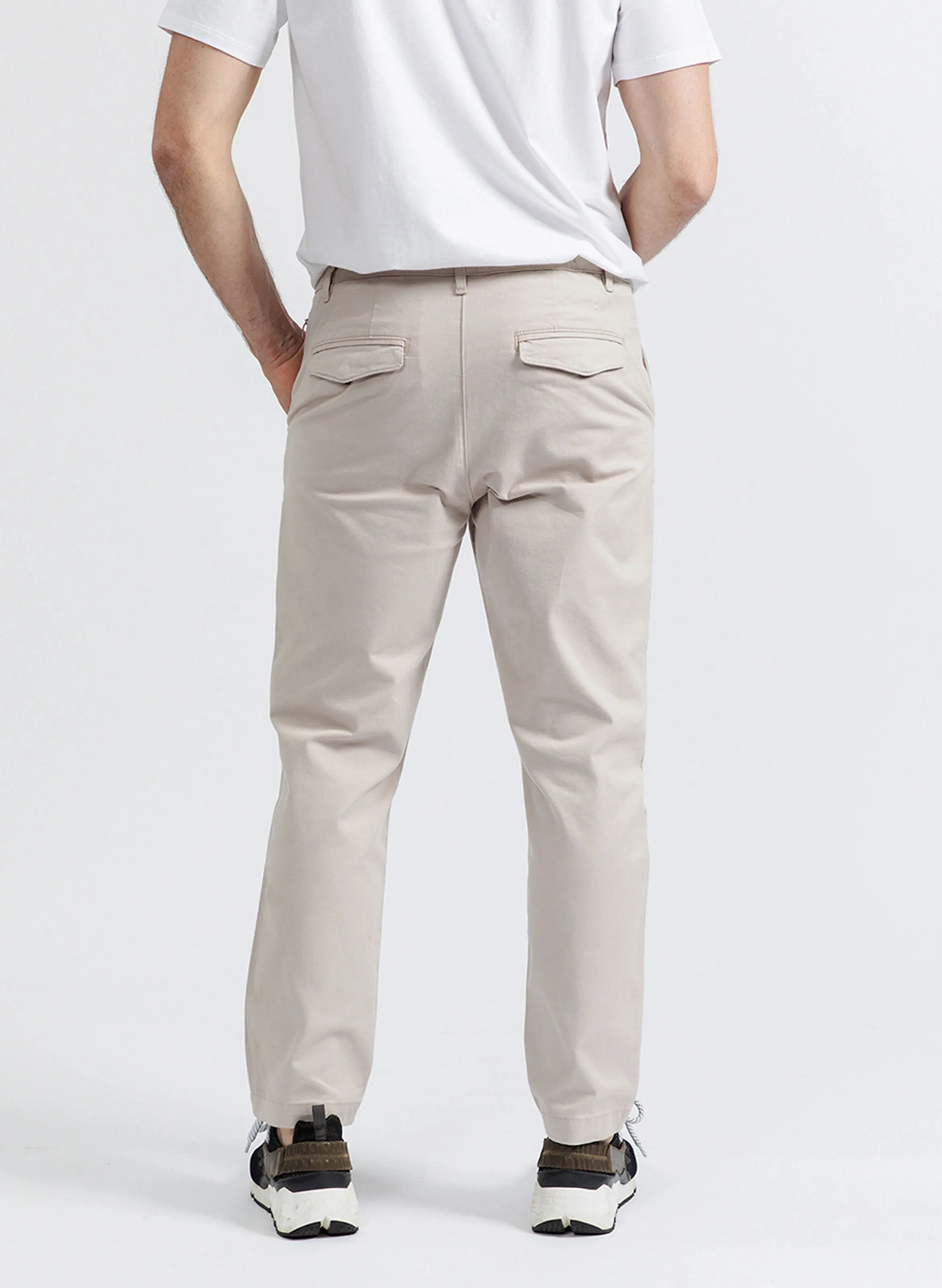 NEW MAN RUSH  PANTALóN CHINO RECTO DE MEZCLA DE ALGODóN EN BEIGE