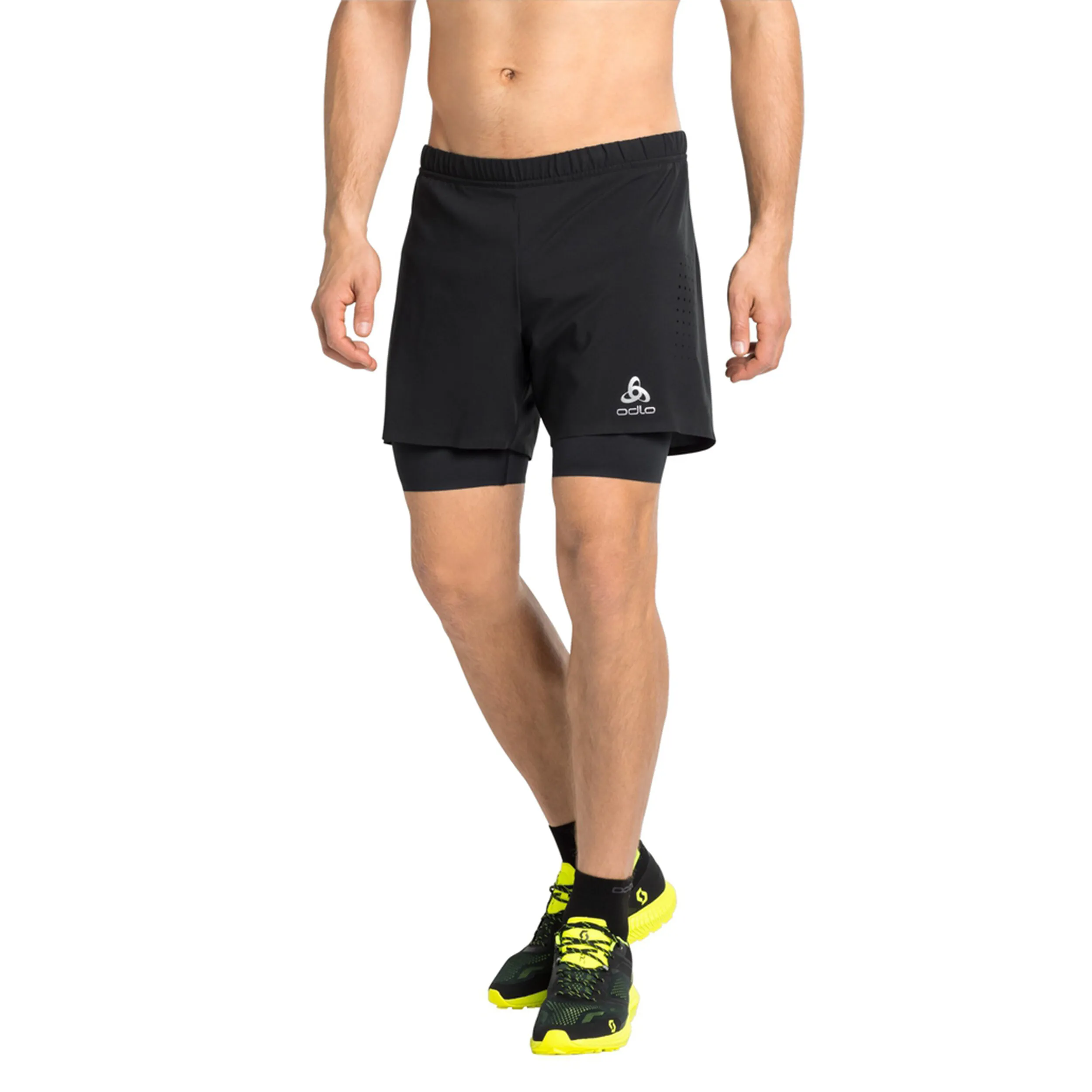 Odlo 2in1 5in Shorts Hombres