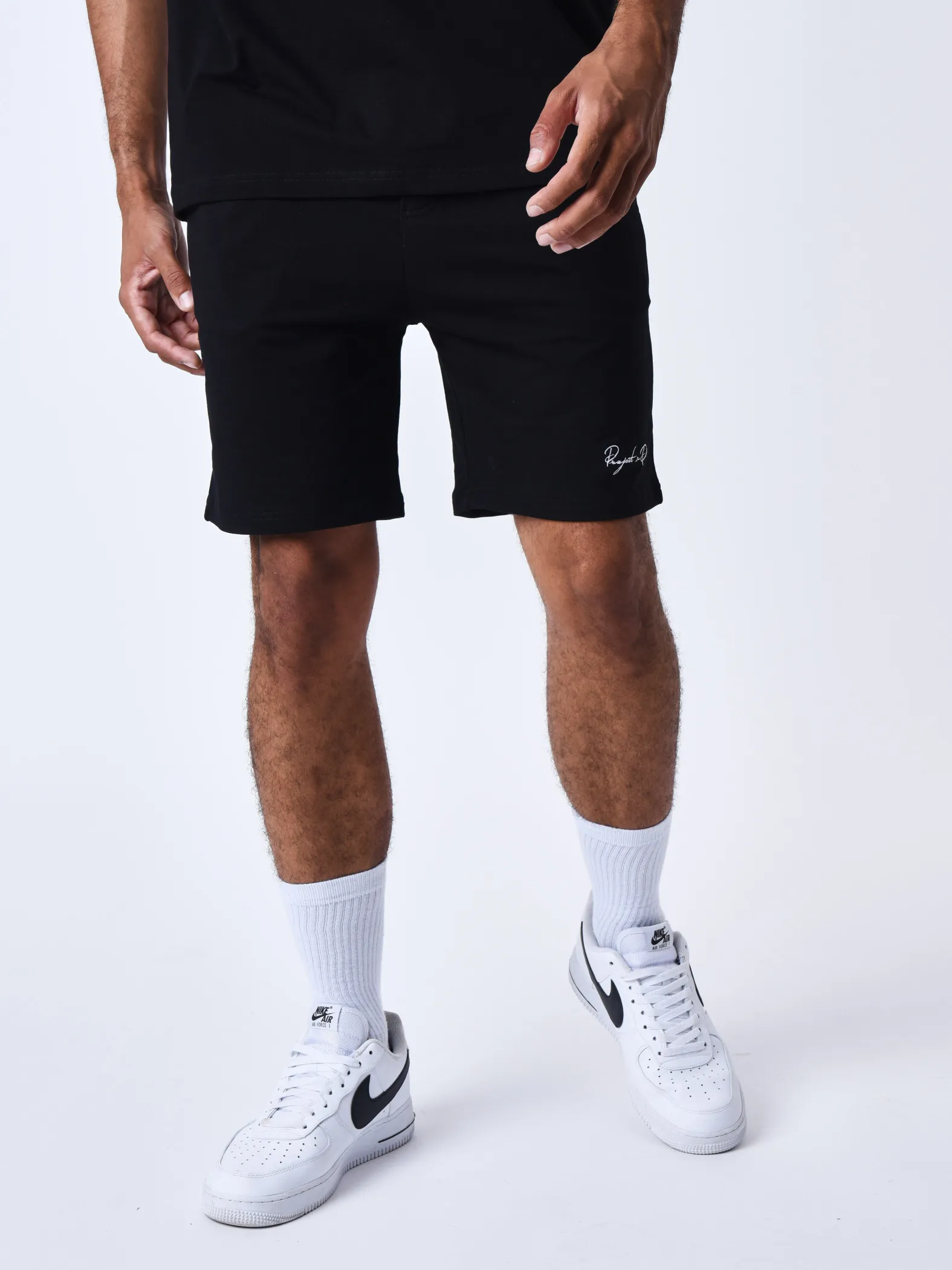 Pantalón corto bordado con el logotipo de Project X Paris