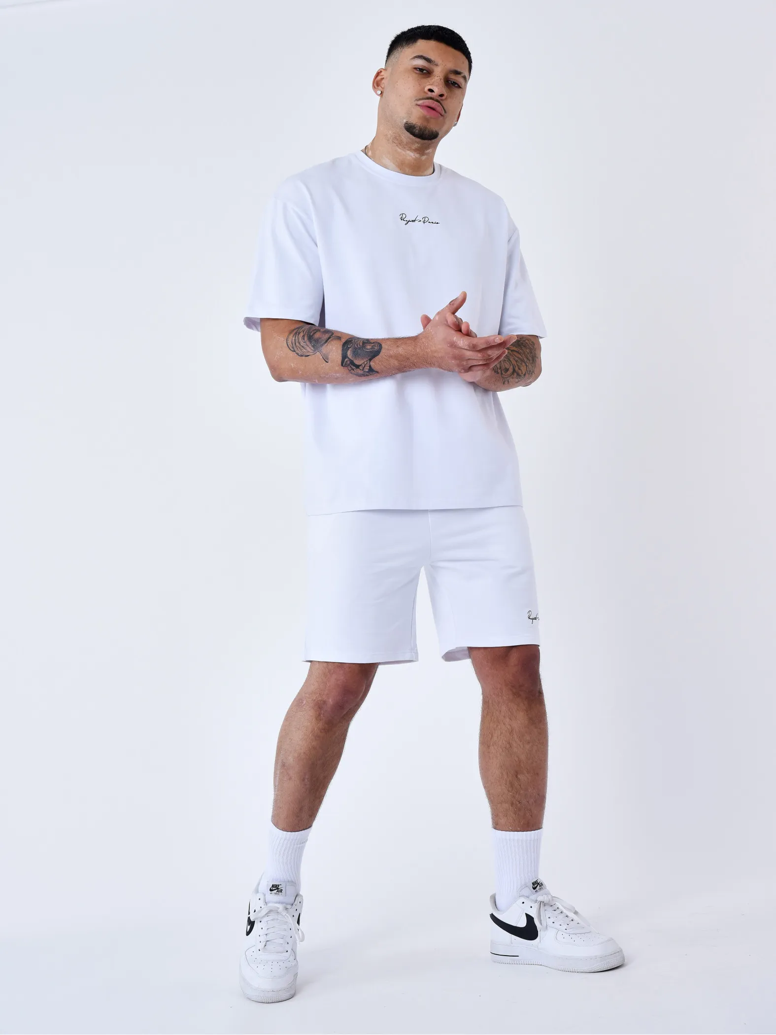 Pantalón corto bordado con el logotipo de Project X Paris