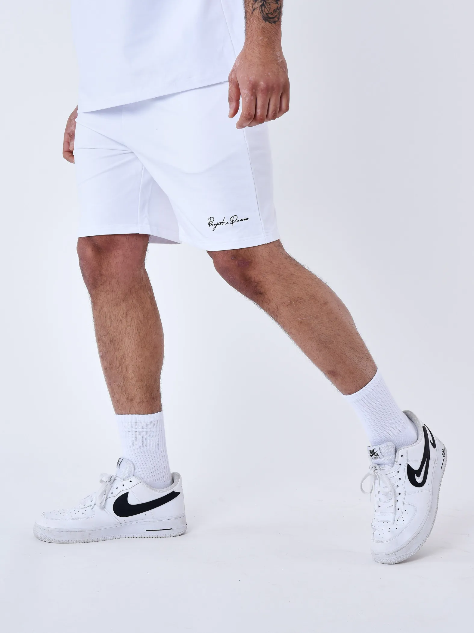 Pantalón corto bordado con el logotipo de Project X Paris