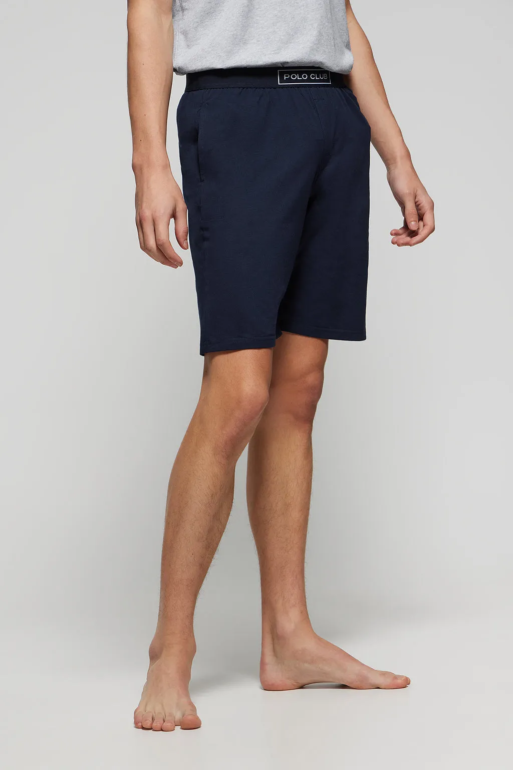 Pantalón corto de pijama Iago azul marino