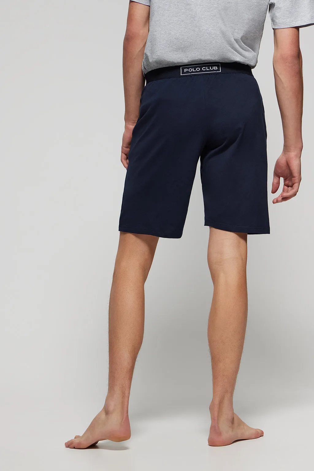 Pantalón corto de pijama Iago azul marino