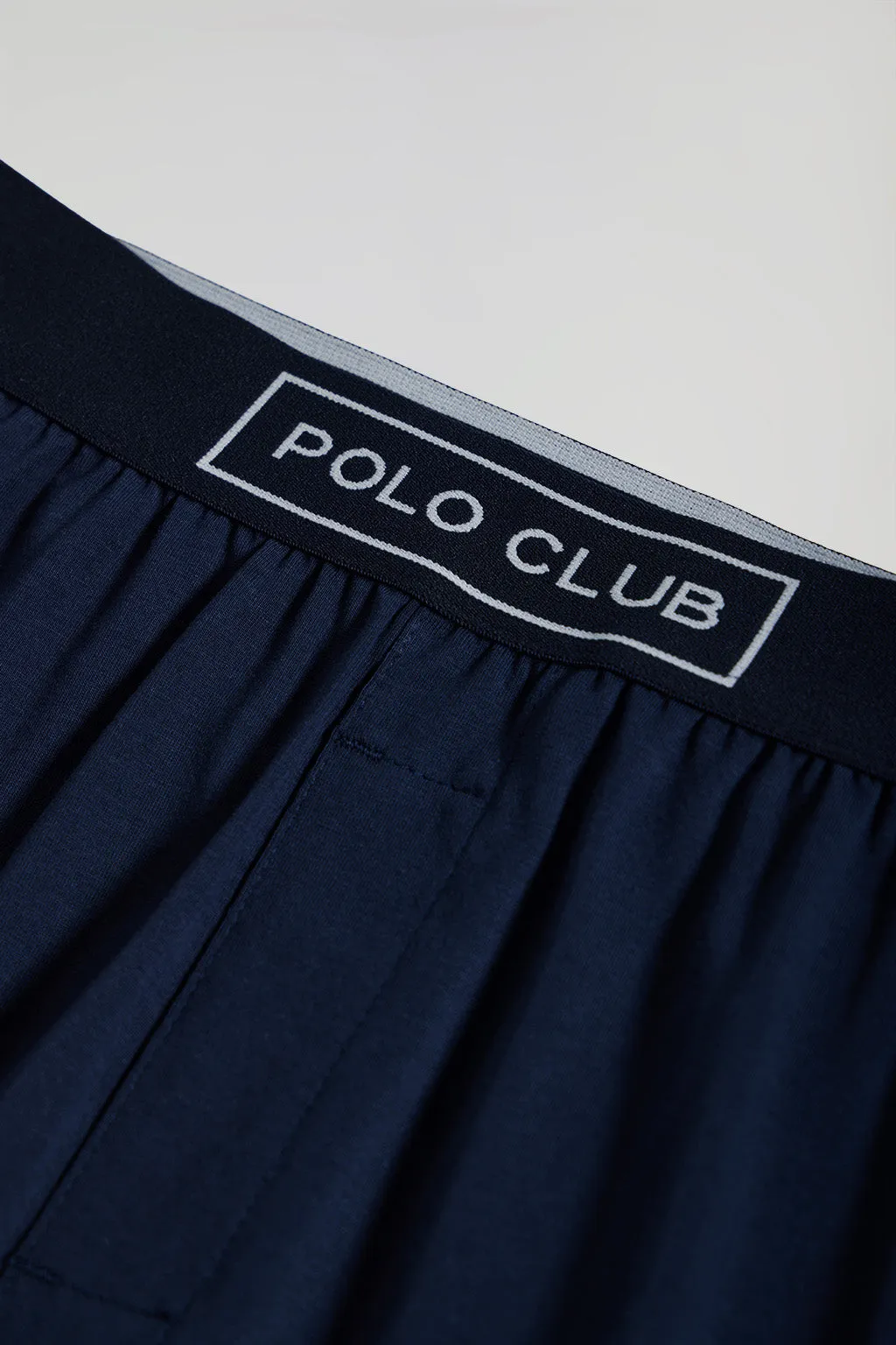Pantalón corto de pijama Iago azul marino