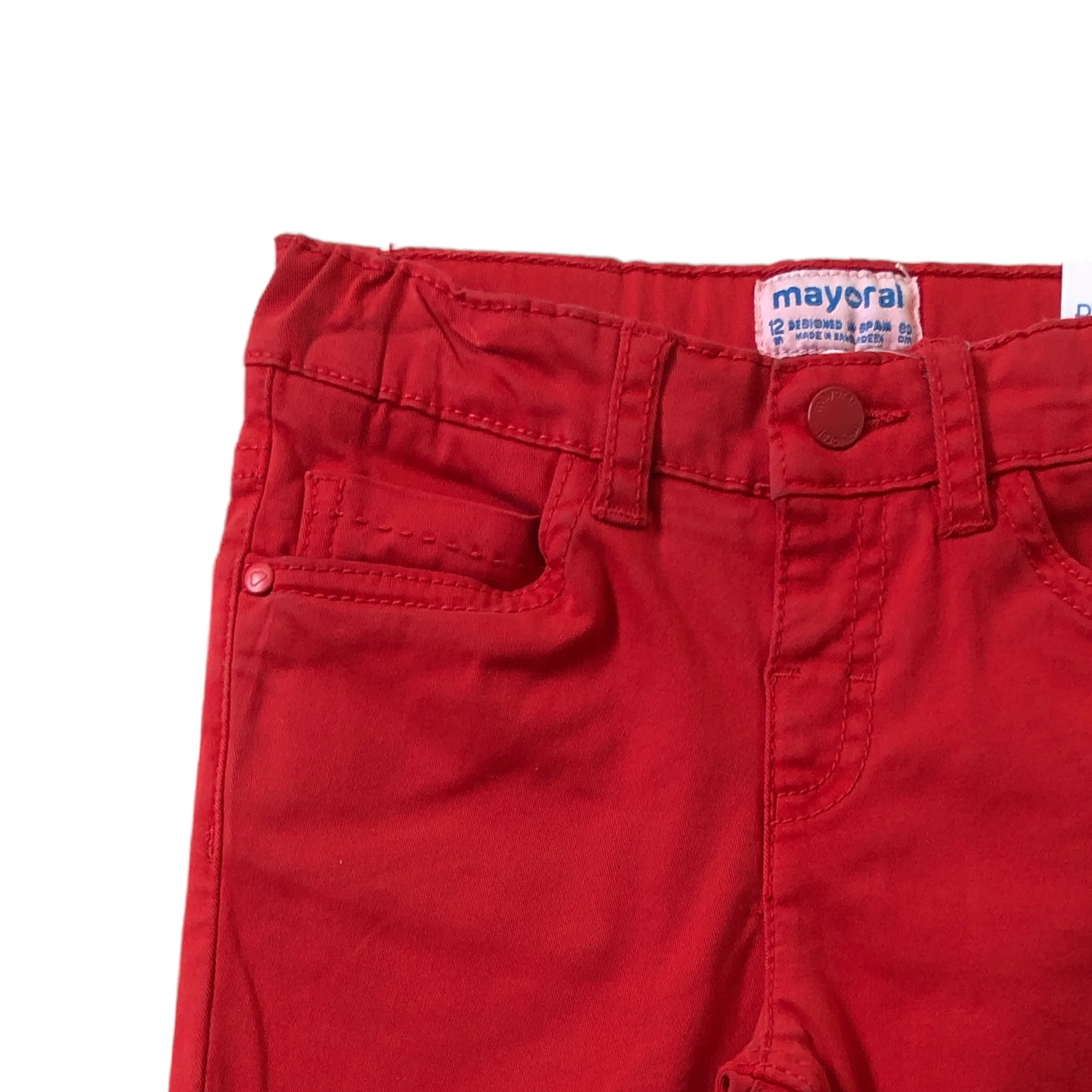 Pantalón Regular Fit Color Rojo Para Bebé Niño Mayoral