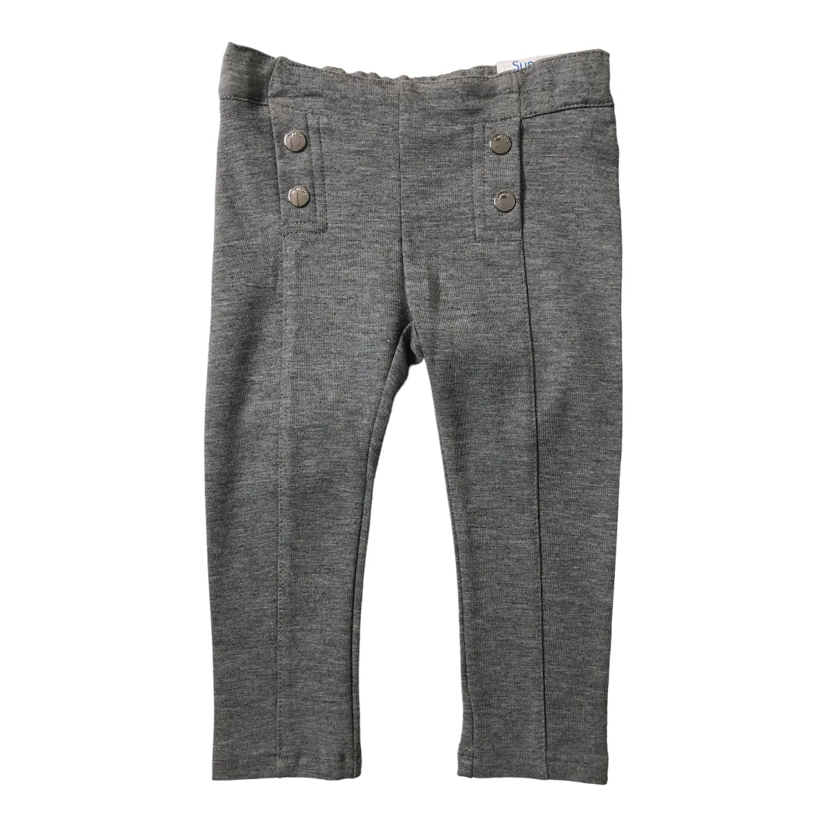 Pantalón Super Skinny Color Gris Acero Ajustado Para Bebé Mayoral