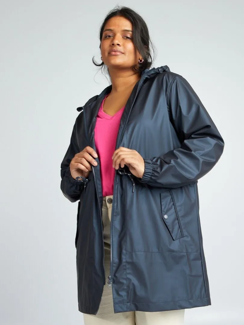 PARKA CON CAPUCHA  NEGRO