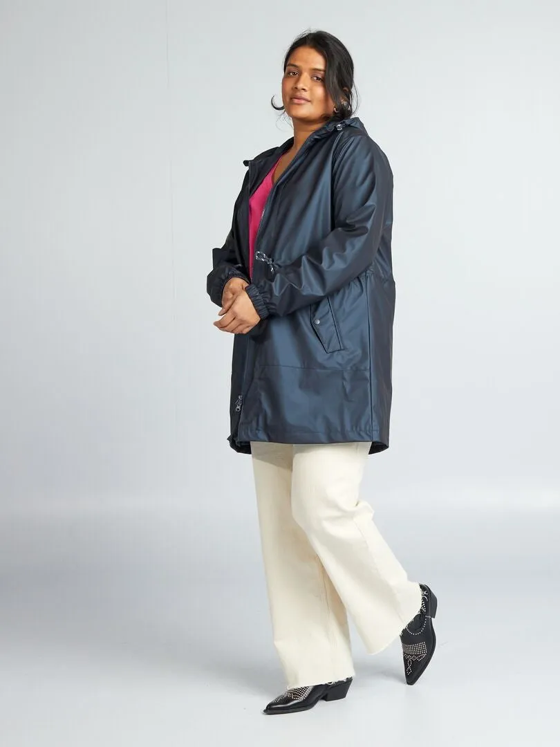 PARKA CON CAPUCHA  NEGRO