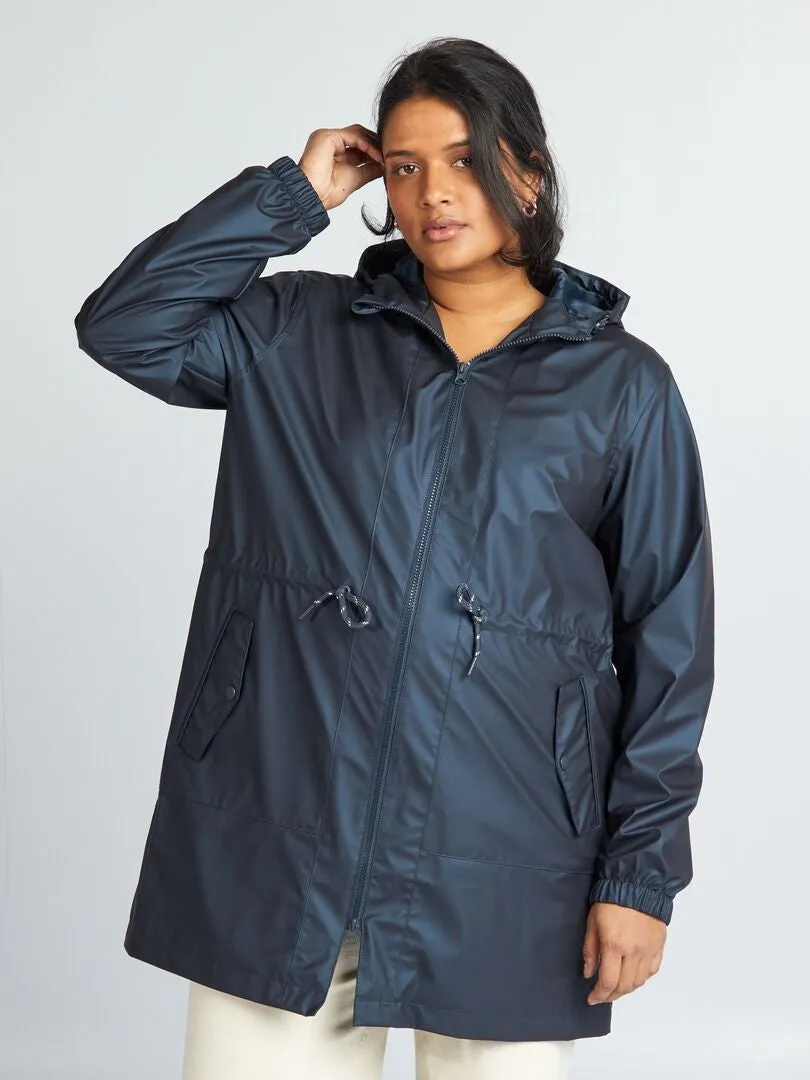 PARKA CON CAPUCHA  NEGRO