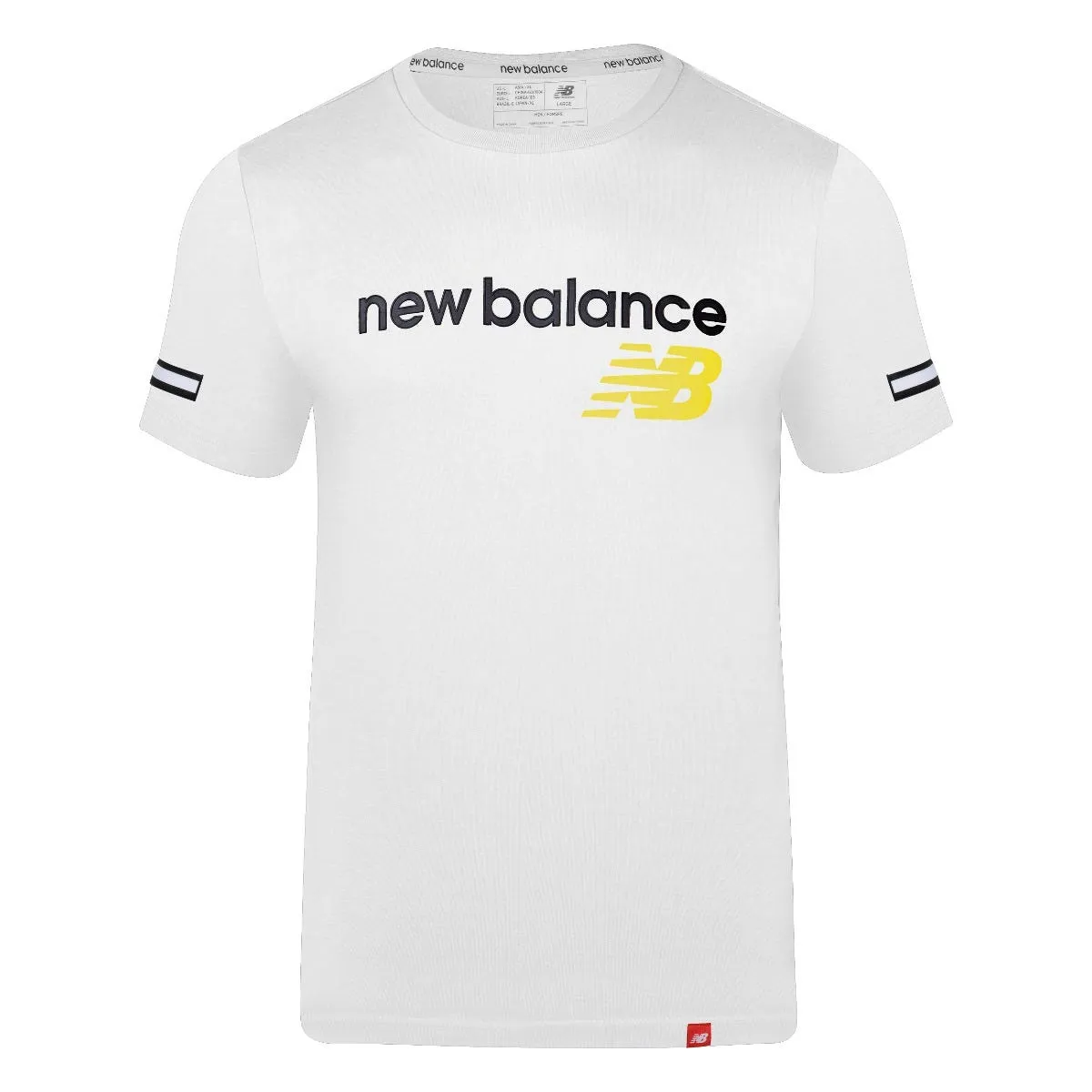 Polera Hombre New Balance Lifestyle Blanca