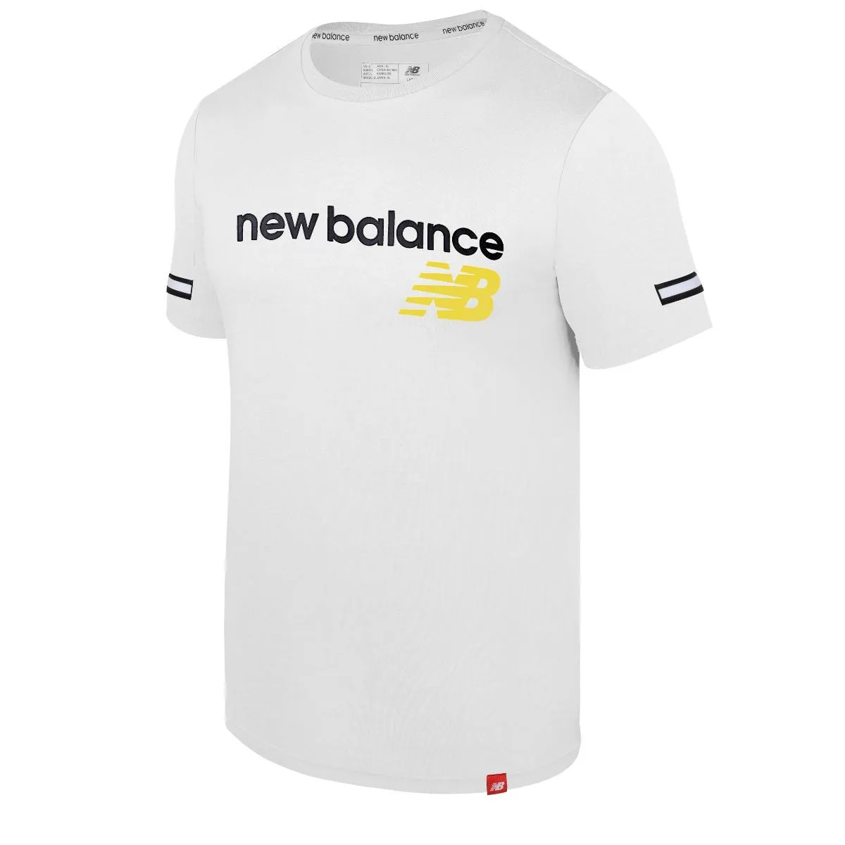 Polera Hombre New Balance Lifestyle Blanca