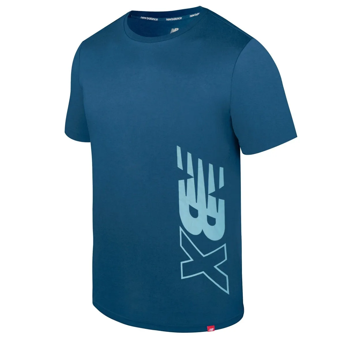 Polera Lifestyle Hombre New Balance Azul