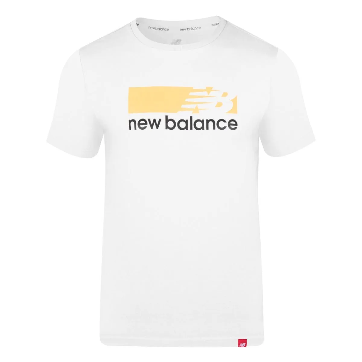Polera Lifestyle Hombre New Balance Blanca