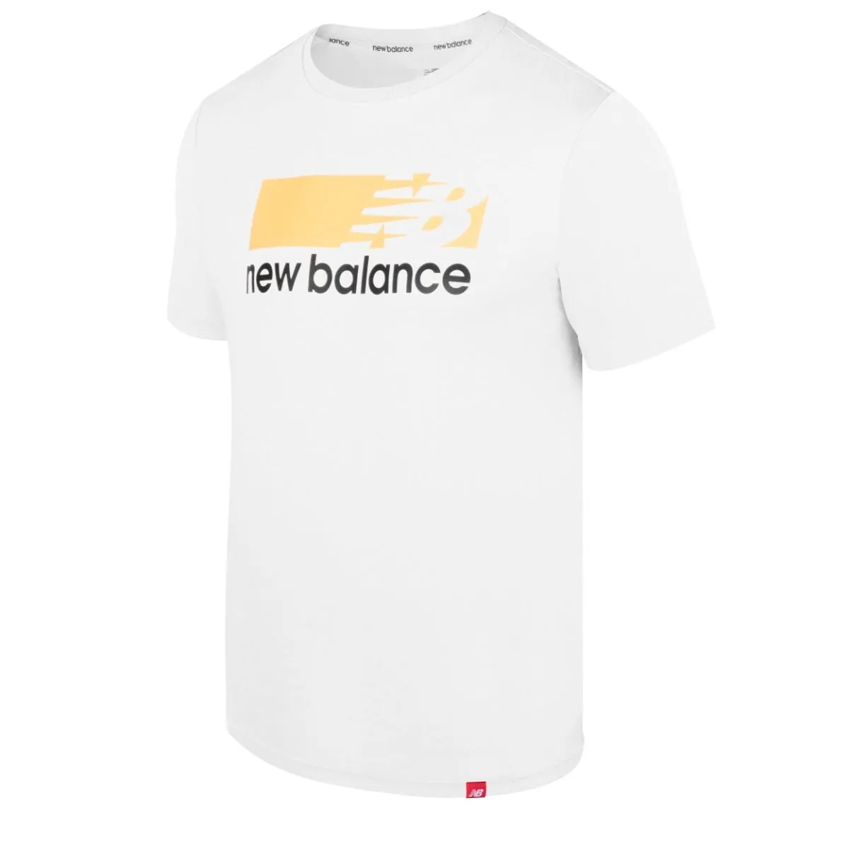 Polera Lifestyle Hombre New Balance Blanca