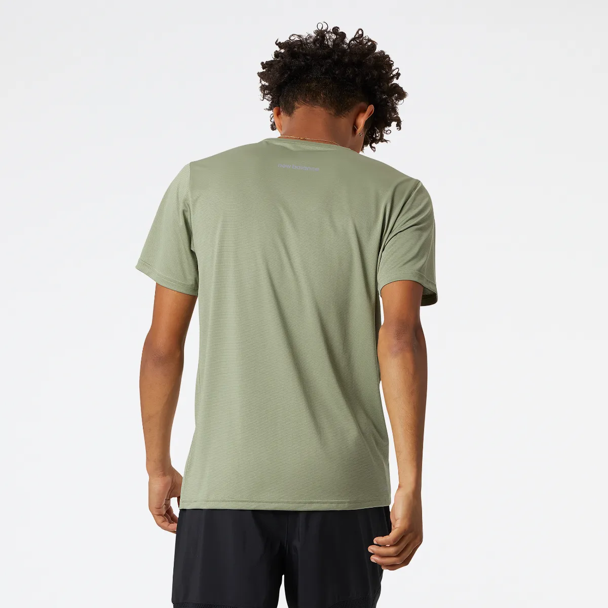 Polera Running Hombre New Balance Accelerate Verde