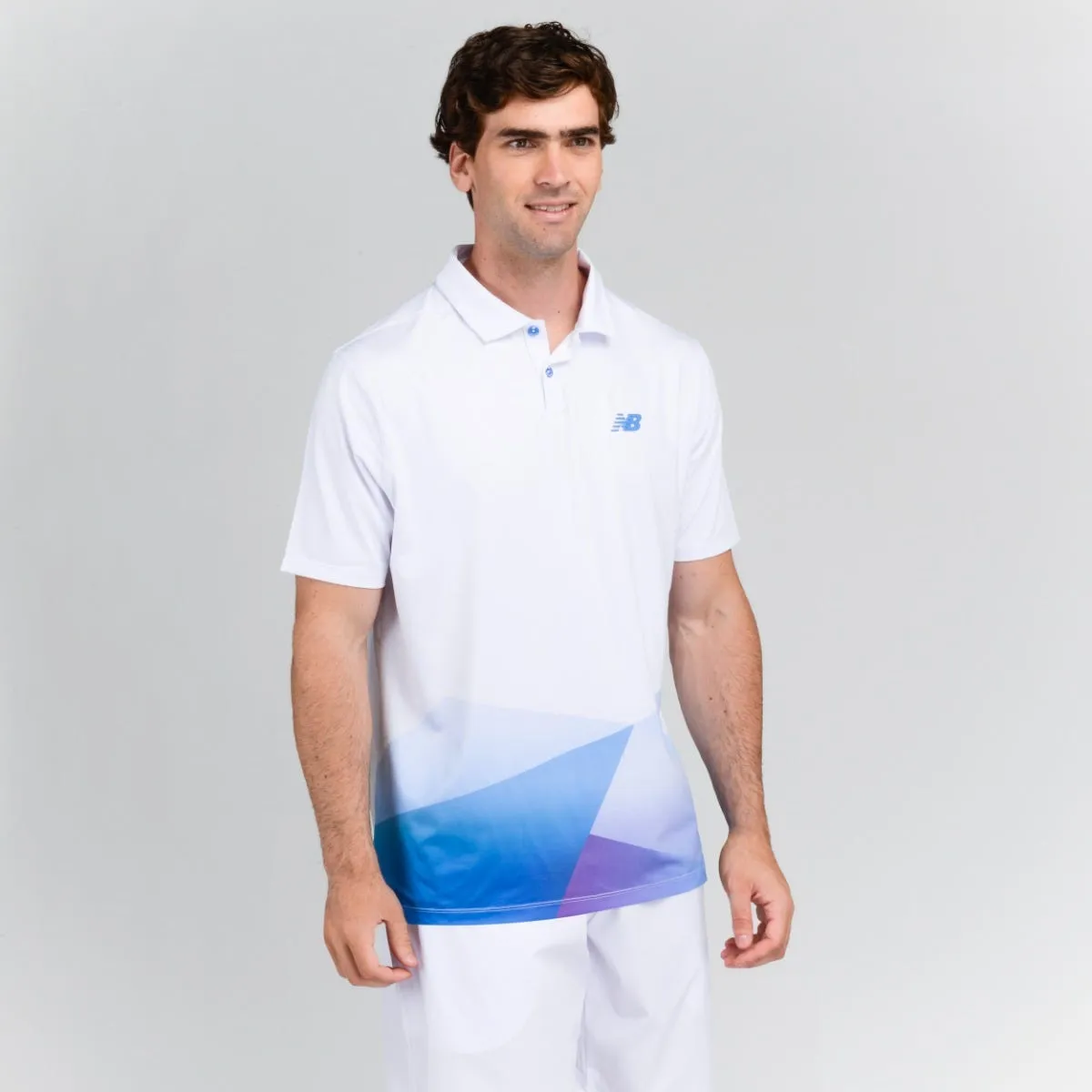 Polera Tenis Hombre New Balance Bicolor