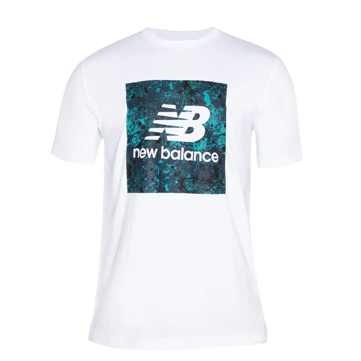 Polera Urbana Hombre New Balance Lifestyle Blanca