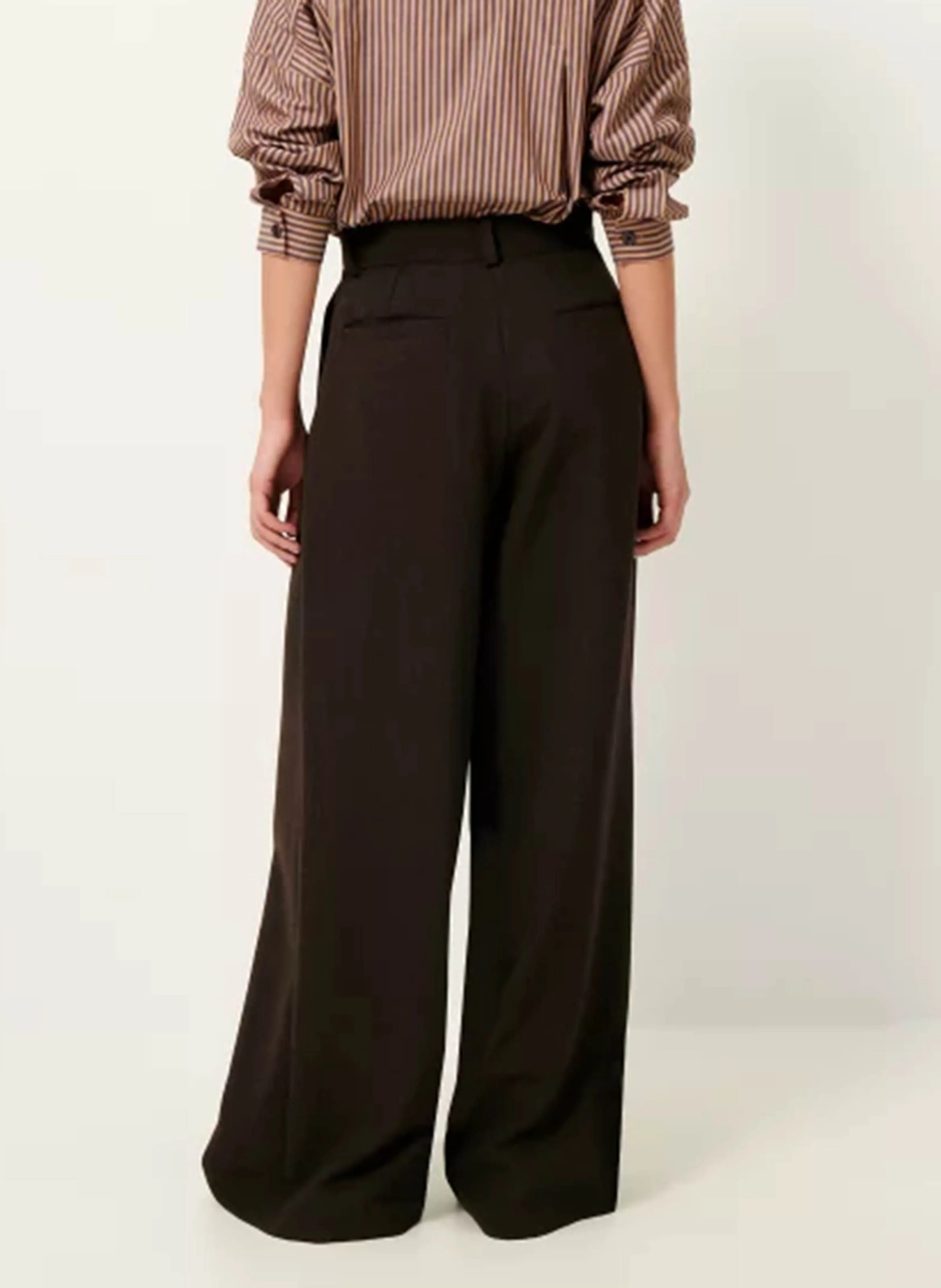 PROVENCO  PANTALóN ANCHO EN MARRON