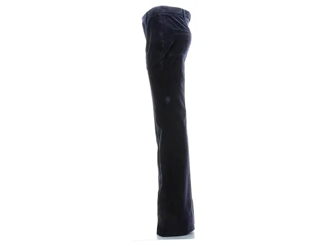 SAINT LAURENT Pantalón T.fr 36 poliéster Azul marino 