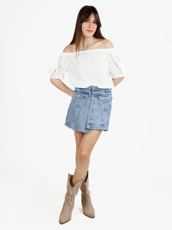 Sexy Sense Pantalón vaquero con botones