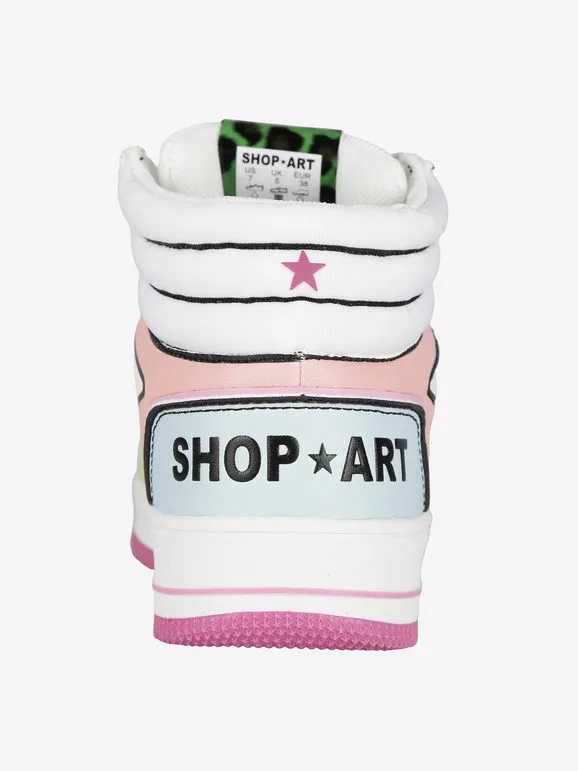 Shop Art BASKET KARLIE Zapatillas altas multicolor para mujer