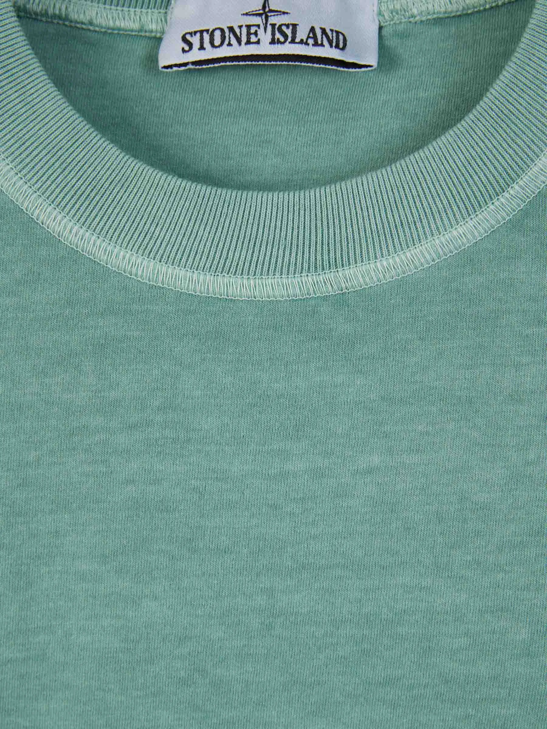 Stone Island Camiseta Algodón Logo