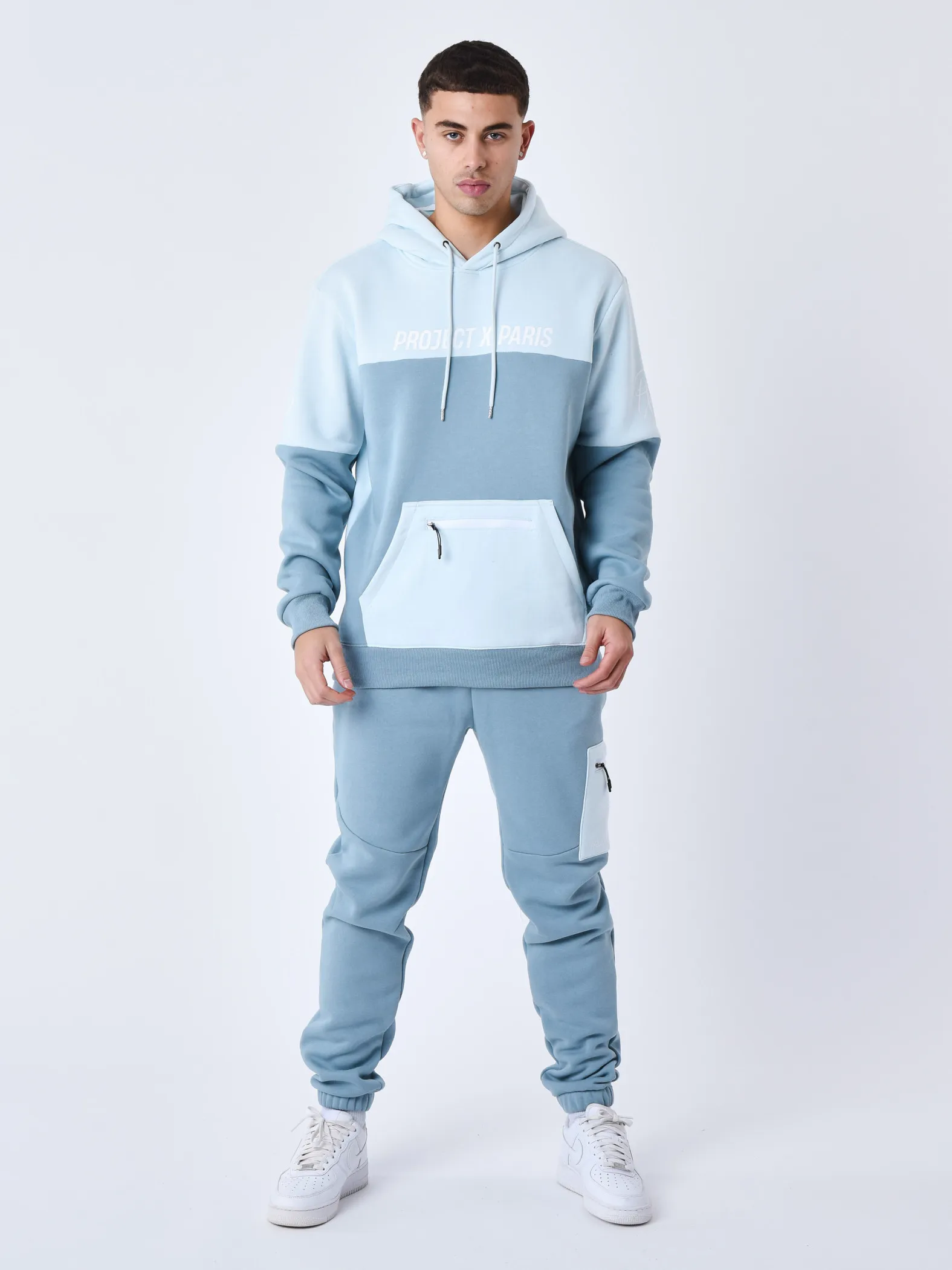 Sudadera con capucha Colourblock