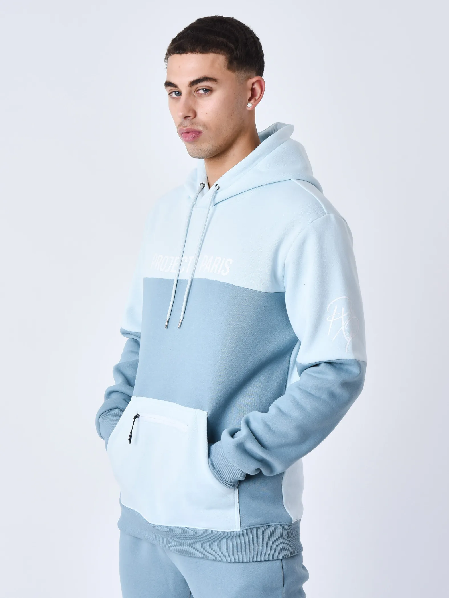 Sudadera con capucha Colourblock