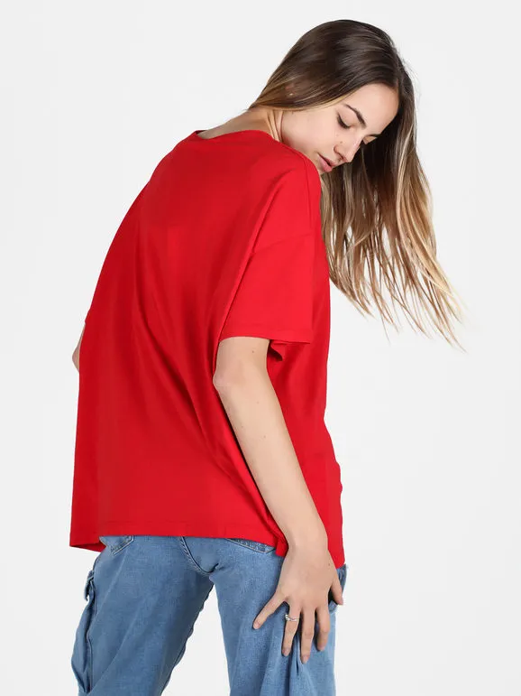 Sun Sun Maxicamiseta oversize de mujer de algodón