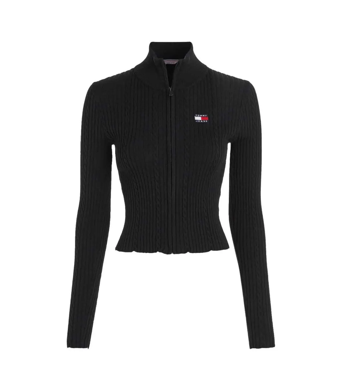 Tommy Jeans Badge Zip Thru Cárdigan Mujer