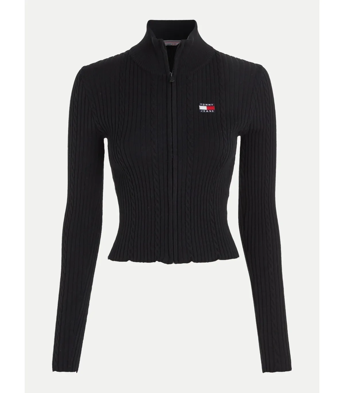 Tommy Jeans Badge Zip Thru Cárdigan Mujer