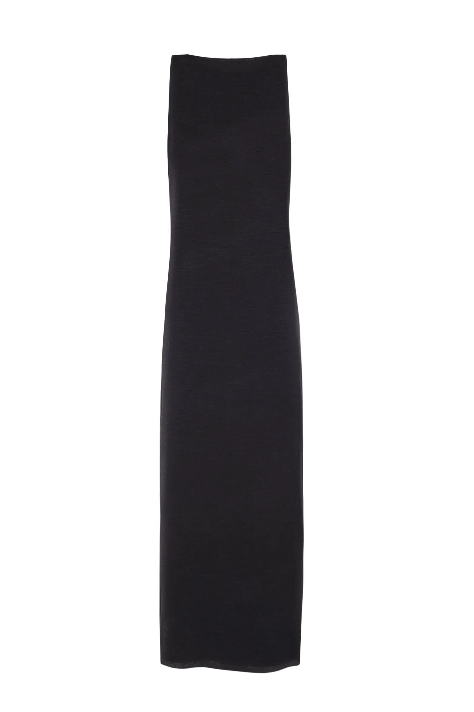 Tulsi, dress in black silk knit