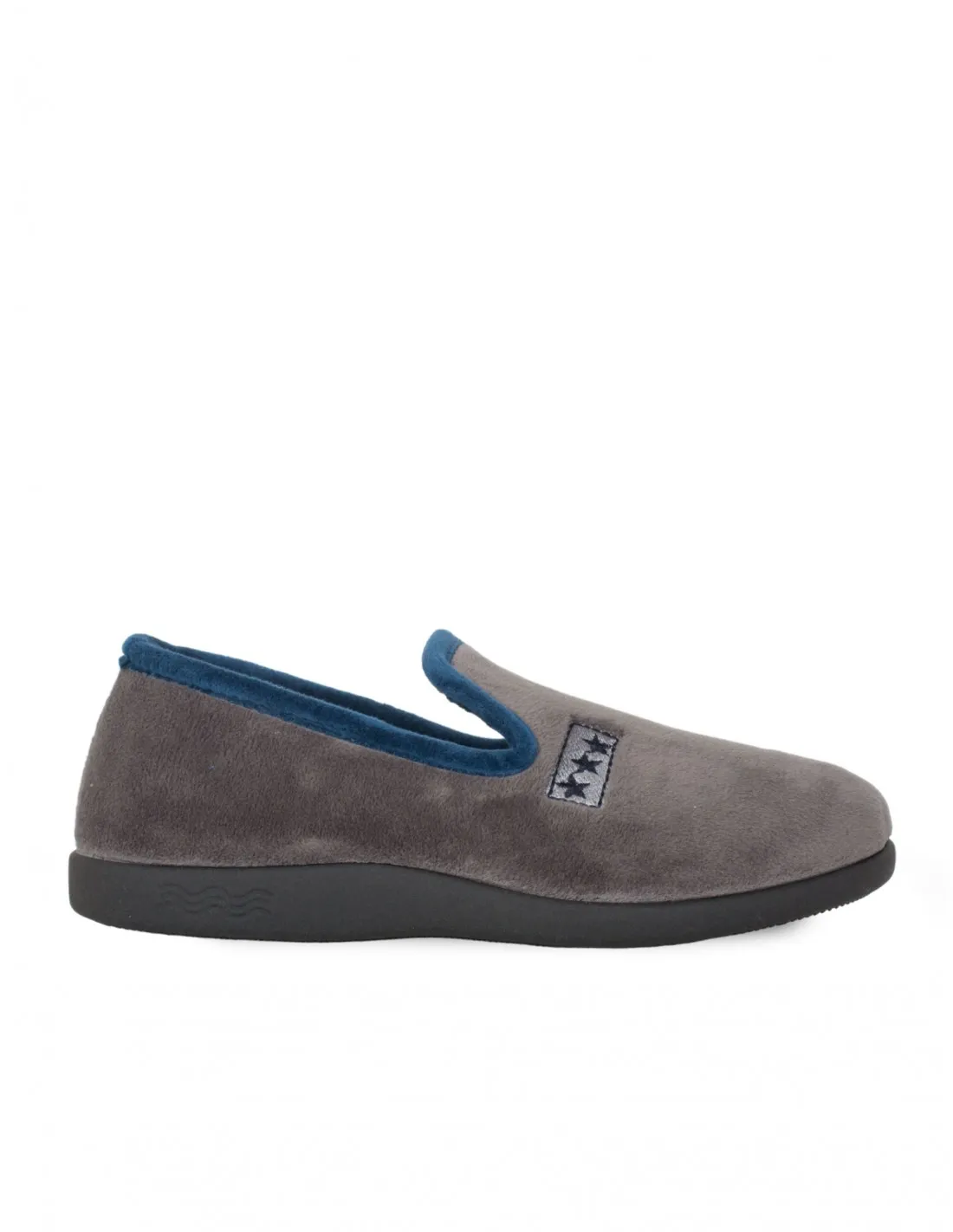 Zapatillas Casa Cerradas Pelo Hombre Grises