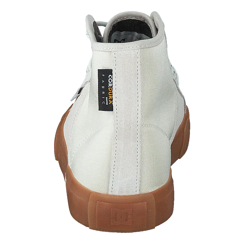 Zapatillas Dc Manual Hi Wnt Off White/gum