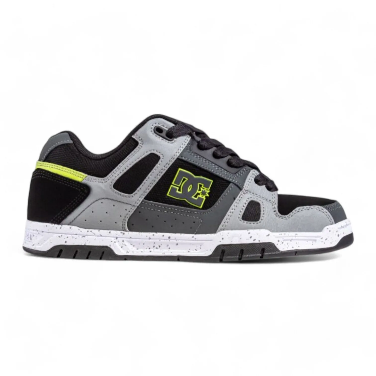 Zapatillas Dc Stag Negro Gris Verde