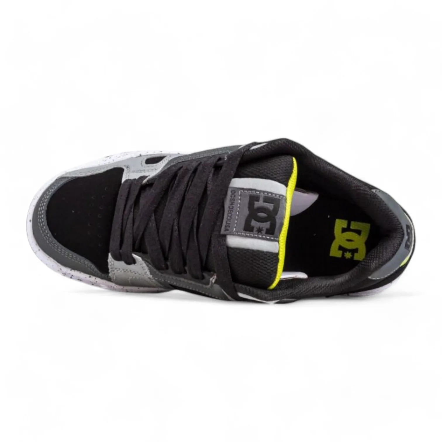 Zapatillas Dc Stag Negro Gris Verde
