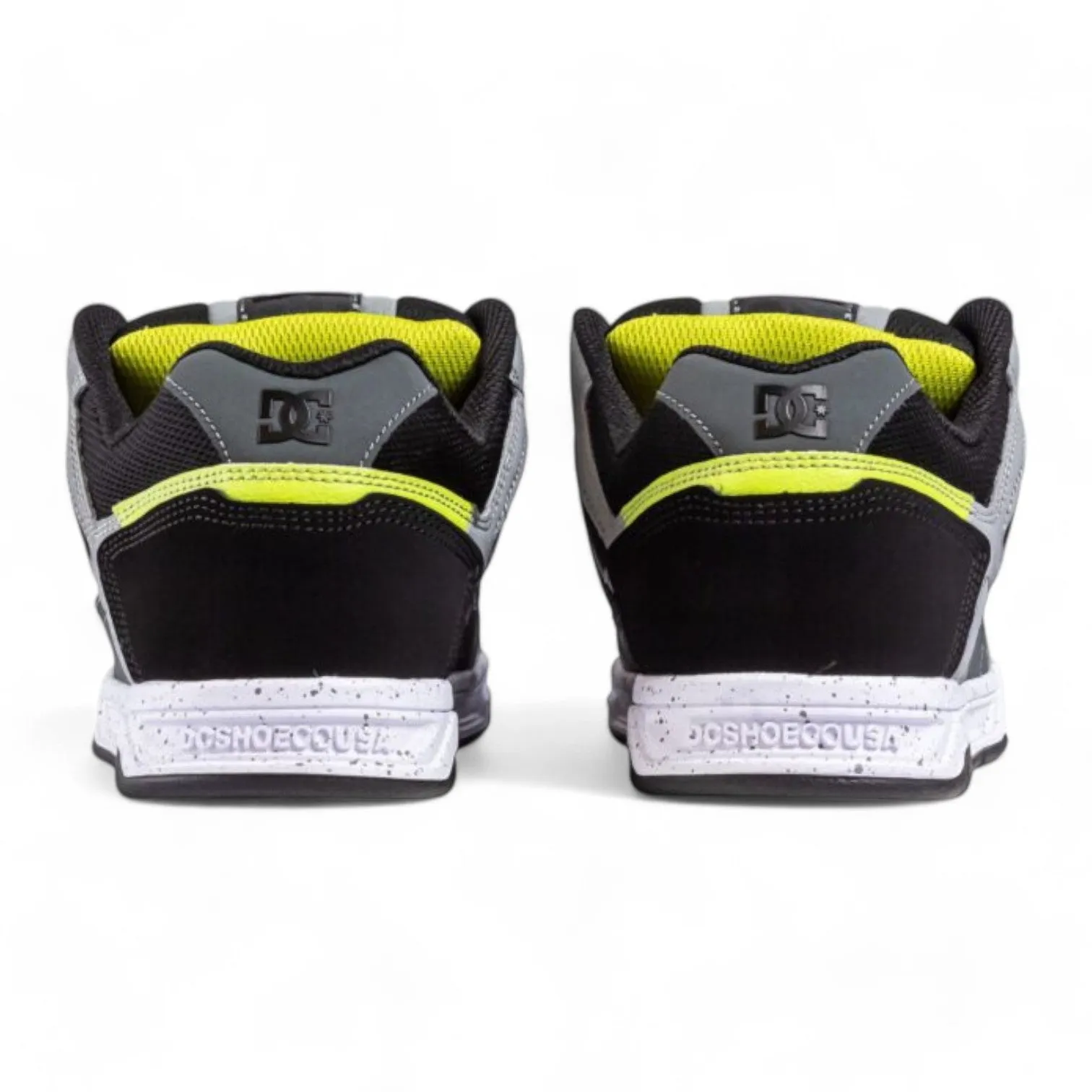 Zapatillas Dc Stag Negro Gris Verde