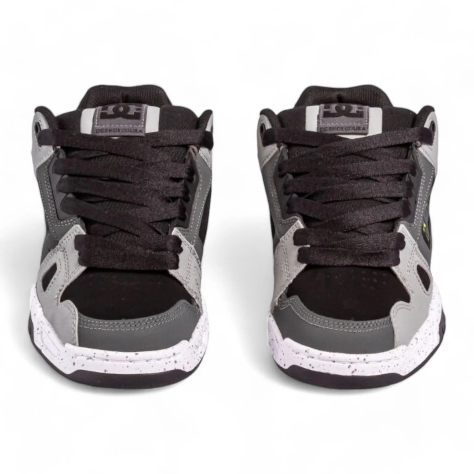 Zapatillas Dc Stag Negro Gris Verde