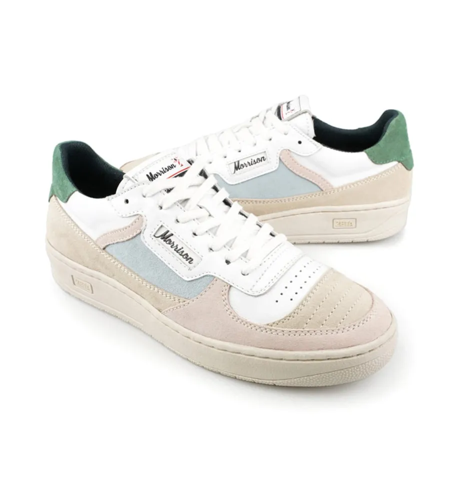 Zapatillas de piel multicolor