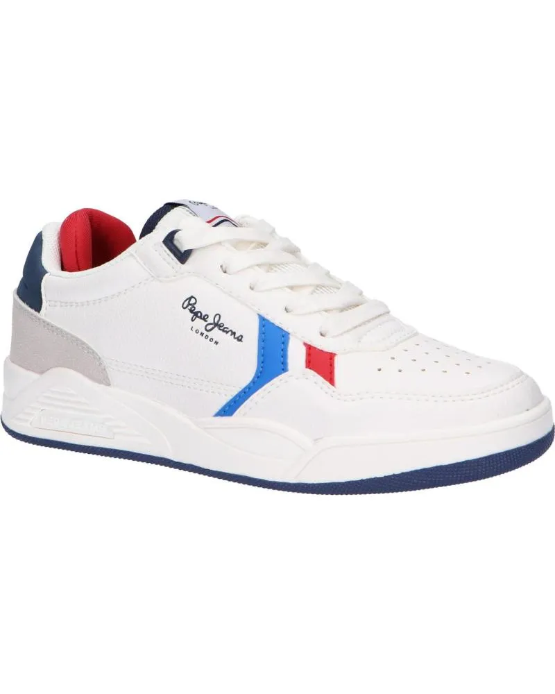 Zapatillas deporte de Mujer y Niña y Niño PEPE JEANS PBS30498 KURT BRITT 800 WHITE