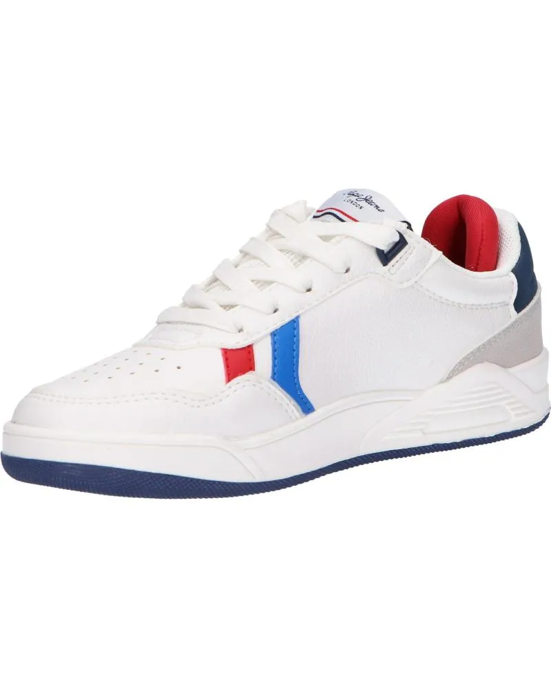 Zapatillas deporte de Mujer y Niña y Niño PEPE JEANS PBS30498 KURT BRITT 800 WHITE