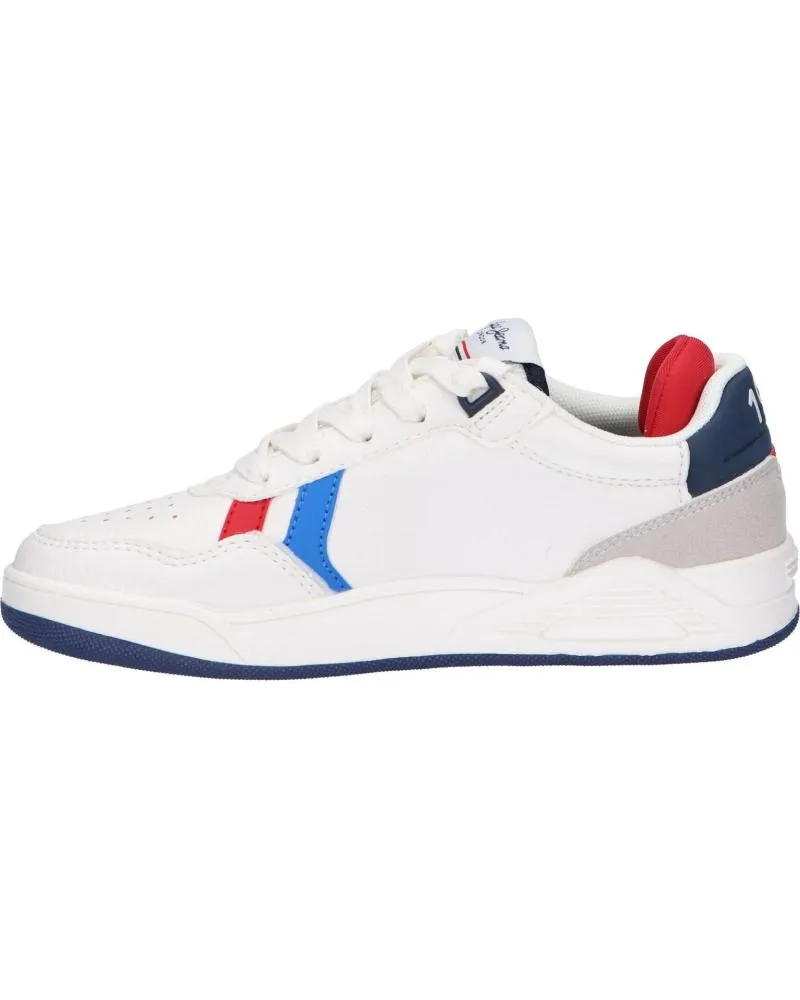 Zapatillas deporte de Mujer y Niña y Niño PEPE JEANS PBS30498 KURT BRITT 800 WHITE